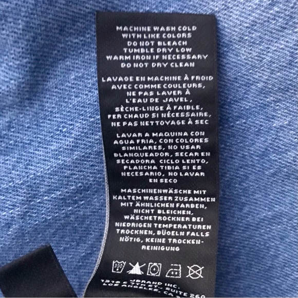 J BRAND Button Fly Ripped Polka Dot Distrusted Frayed Raw Hem Cropped Jeans - Picture 9 of 9